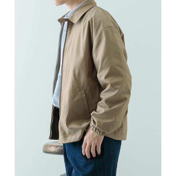 アイテムズ アーバンリサーチ（ITEMS URBAN RESEARCH）/ナイロンシャンブレー ハリントンジャケット_4