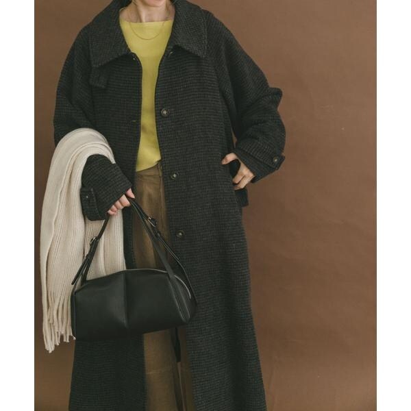 アイテムズ アーバンリサーチ（ITEMS URBAN RESEARCH）/尾州ウールスタンドカラーコート_6