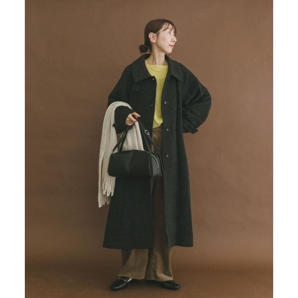 アイテムズ アーバンリサーチ（ITEMS URBAN RESEARCH）/尾州ウールスタンドカラーコート_7