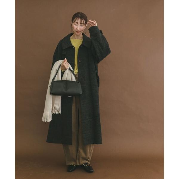 アイテムズ アーバンリサーチ（ITEMS URBAN RESEARCH）/尾州ウールスタンドカラーコート_8