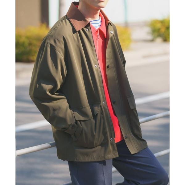 アイテムズ アーバンリサーチ（ITEMS URBAN RESEARCH）/襟配色 ハンティングジャケット