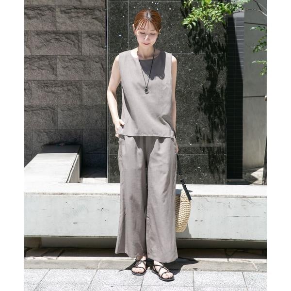 アイテムズ アーバンリサーチ（ITEMS URBAN RESEARCH）/リネンライクセットアップ