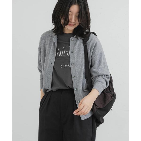 エカル（EKAL）/ウールハイゲージニットカーディガン