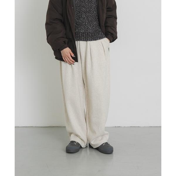 エカル（EKAL）/ボタニルプライム裏起毛タックパンツ