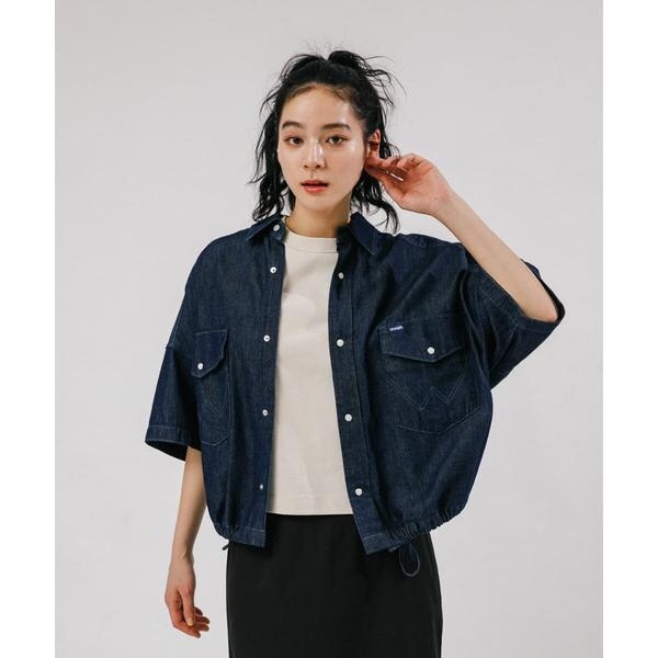 エカル（EKAL）/『別注』Wrangler×EKAL ライトデニムワークシャツの 