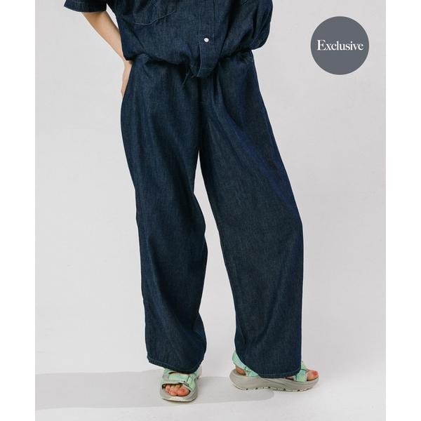 エカル（EKAL）/『別注』Wrangler×EKAL　ライトデニムリラックスバギーパンツ