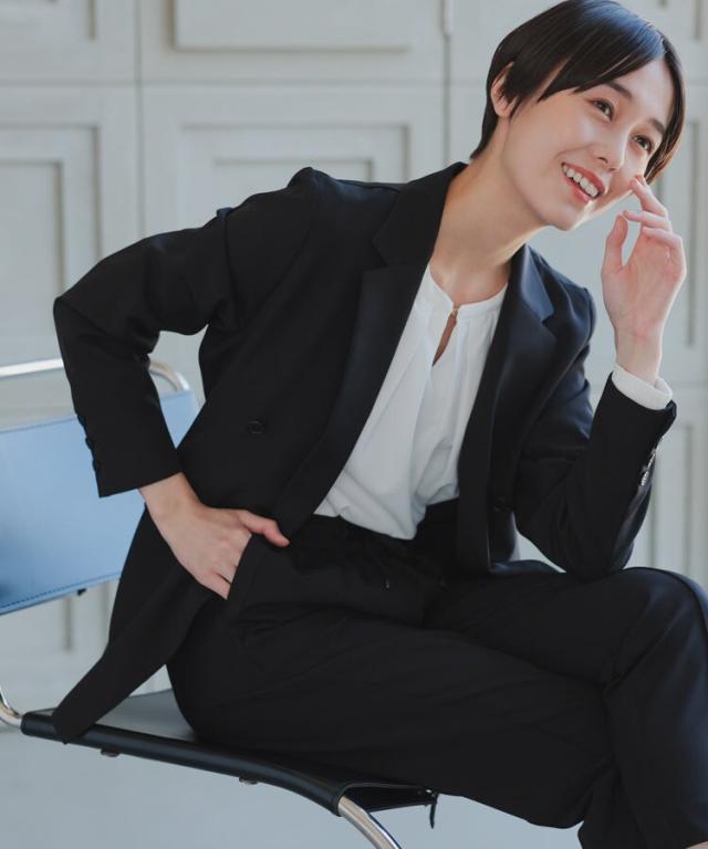 ハレモード（haremode）/セレモニースーツ・入学式（入園式）・卒業式（卒園式）・七五三　ベーシックデザインパンツスーツ_16