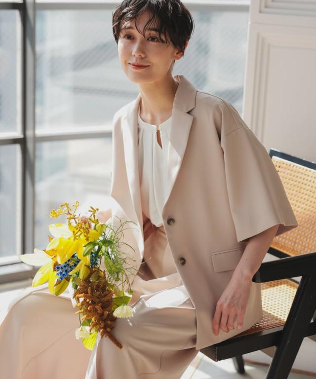 ハレモード（haremode）/セレモニースーツ・入学式（入園式）・卒業式（卒園式）・七五三　ショートスリーブワイドパンツスーツ