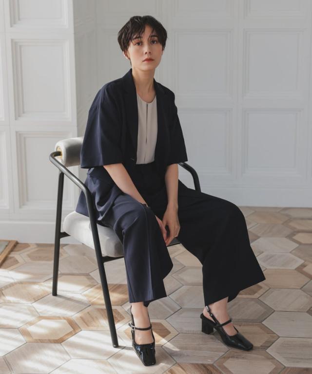 ハレモード（haremode）/セレモニースーツ・入学式（入園式）・卒業式（卒園式）・七五三　ショートスリーブワイドパンツスーツ ハレモード（haremode）/セレモニースーツ・入学式（入園式）・卒業式