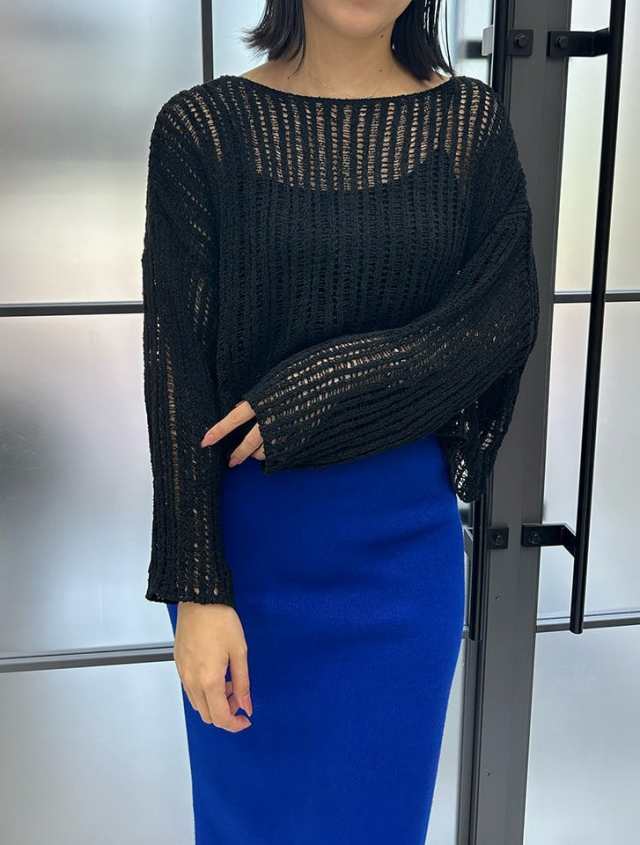 フィフス（fifth）/透かし編みメッシュニットの通販は