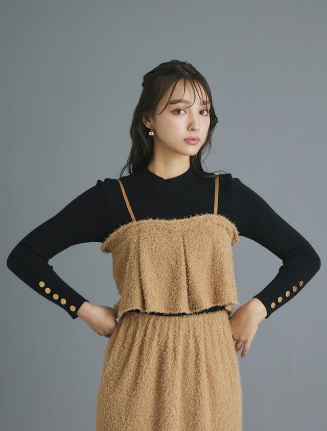 フィフス（fifth）/【SET UP対応】ラメフリンジビスチェの通販は 5,711円