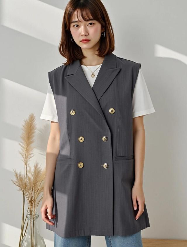 フィフス（fifth）/ダブルボタンテーラードベスト