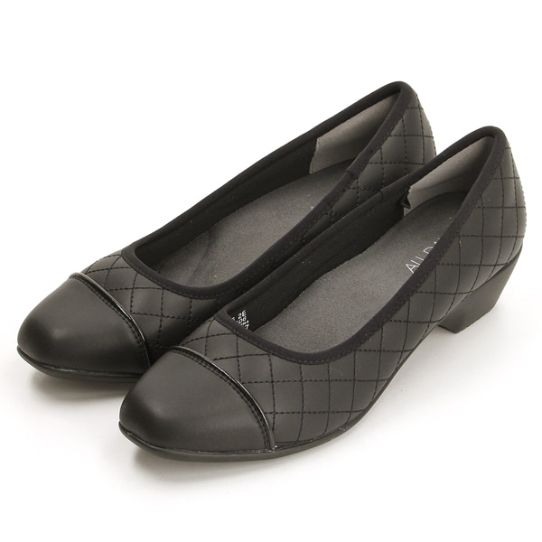 オールデイウォーク（ALL DAY Walk）/Achilles/アキレス/オールデイウォーク/スクエアトーキルティングパンプス 3cmヒール 2E