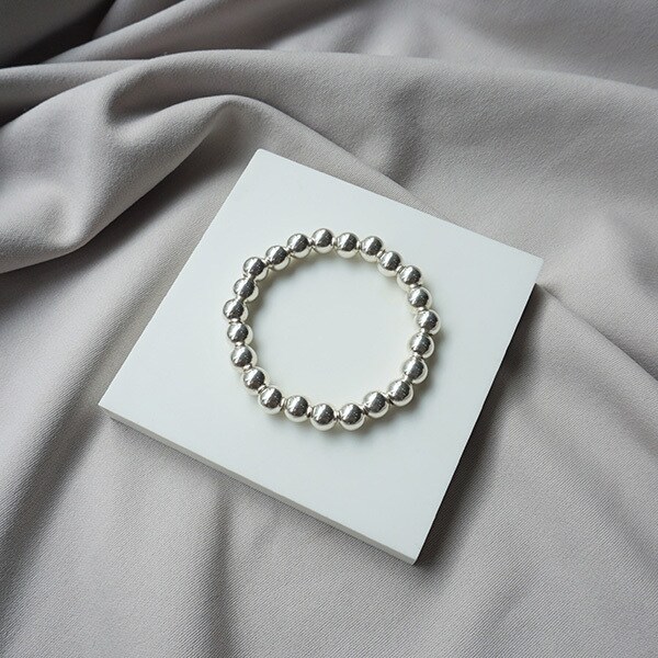 ニナ・エ・ジュール（Nina&Jules）/【Nina&Jules】ボールチェーンシルバーブレスレットの通販は