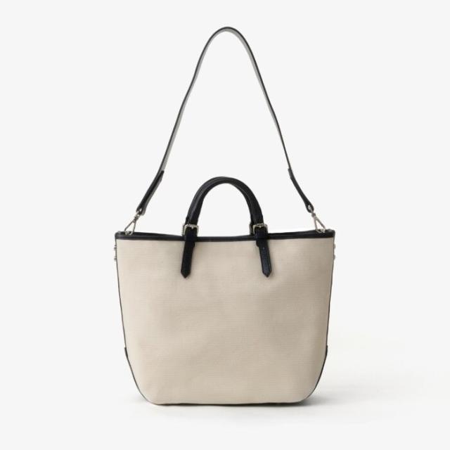 リエンピーレ（RIEMPIRE）/2way 本革×コットンキャンバス ショルダーバッグ　FRANCA