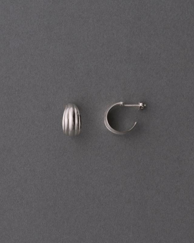 ニナ・エ・ジュール（Nina&Jules）/【NINA&JULES】リブシルバーピアス