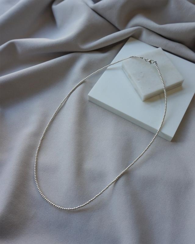 ニナ・エ・ジュール（Nina&Jules）/【NINA&JULES】2MMビーズネックレス