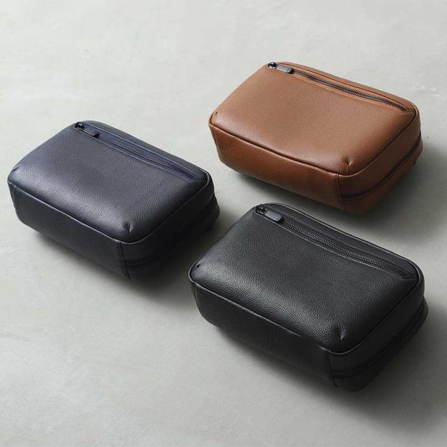 ブルーシンシア（BLUE SINCERE）/８ポケット ショルダーバッグ 本革 大容量 軽量 撥水 サコッシュ_10