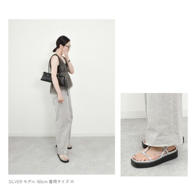 トゥクン（tukn．）/【厚底なのに軽量】2025SS新作 厚底 ストラップ