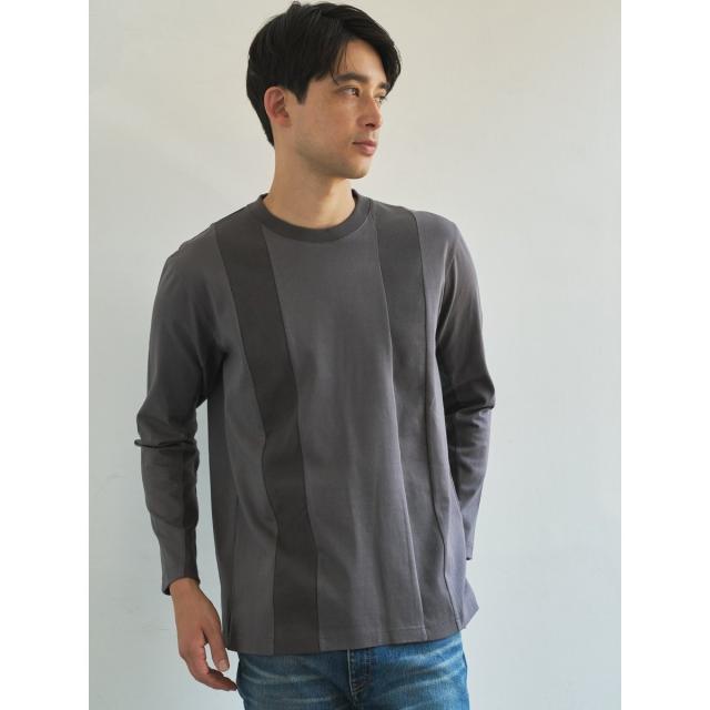 トランジション（TRANSITION）/【TRANSITION】フライス切り替えロングスリーブTEE ロンT