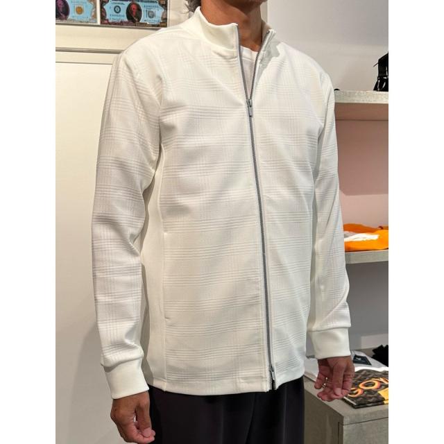 トランジション（TRANSITION）/【TRANSITION】チェックジャガードモックネックフロントジップtee