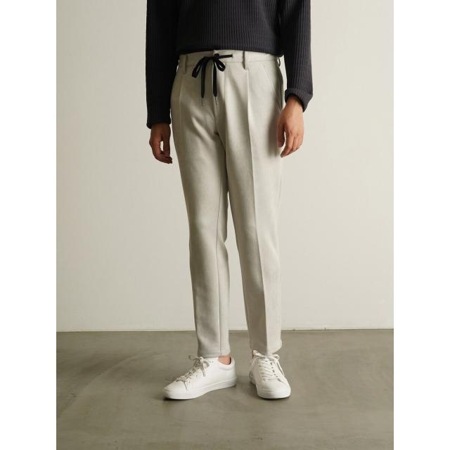 カスタムカルチャー（CUSTOM CULTURE）/【Custom Culture】ポンチスエード　ワンタックイージースラックス カスタムカルチャー（CUSTOM CULTURE）/【Custom Culture】ポンチ