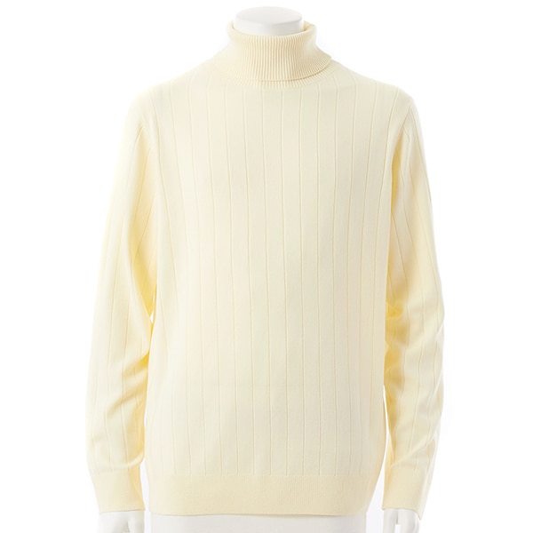 トランジション（TRANSITION）/【TRANSITION×G−STAGE】G−STAGE別注ワイドリブ編み タートルネックニット