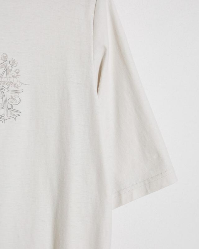 マリサグレース（Marisa Grace）/強撚綿プリントカットソー