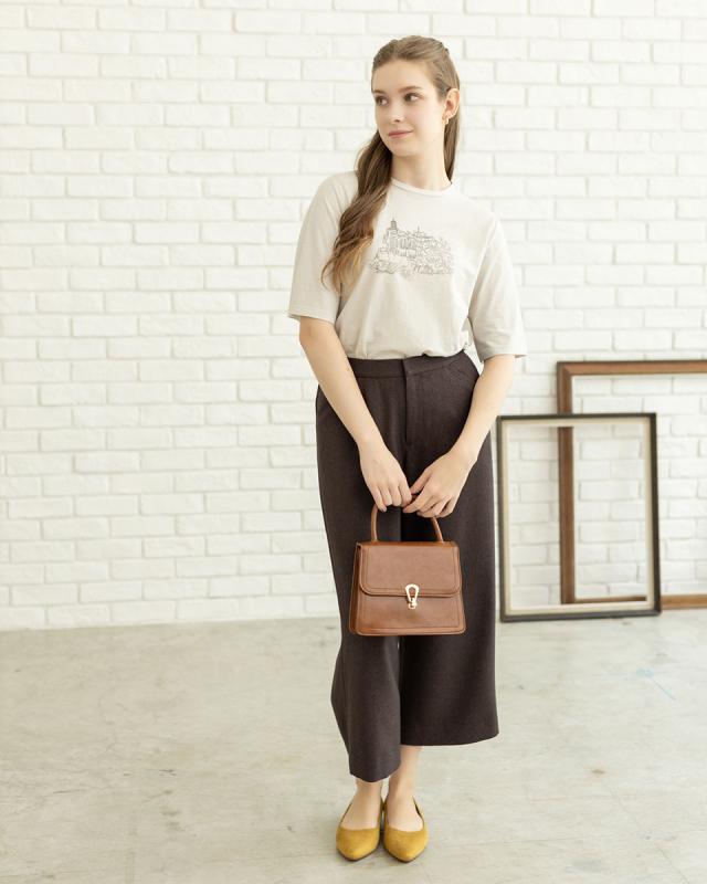 マリサグレース（Marisa Grace）/強撚綿プリントカットソー マリサグレース（Marisa Grace）/強撚綿プリントカットソー