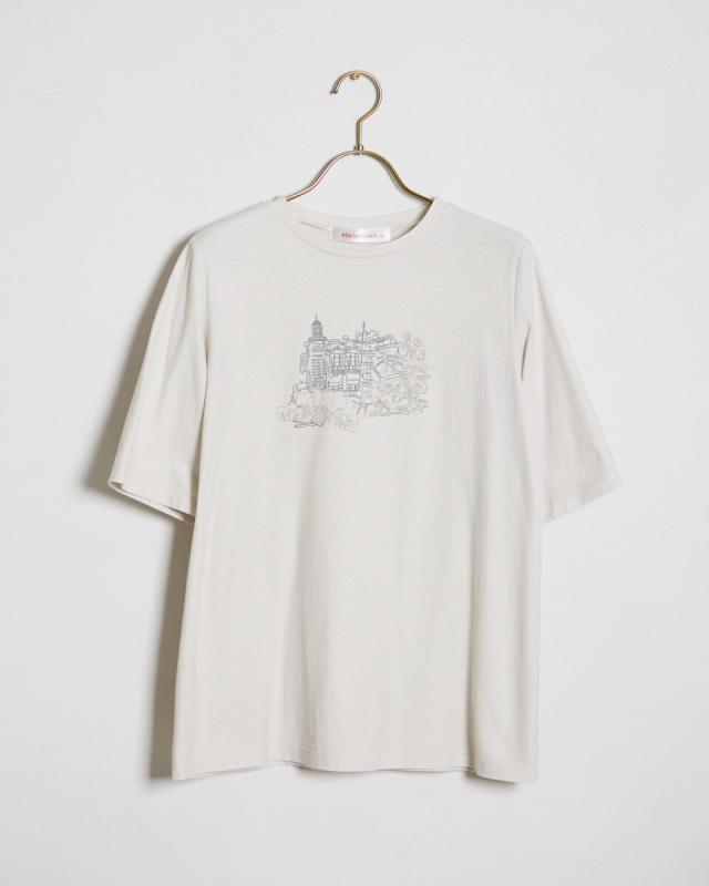 マリサグレース（Marisa Grace）/強撚綿プリントカットソー