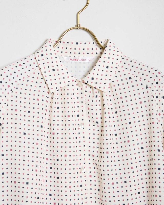 マリサグレース（Marisa Grace）/ランダムドットブラウス