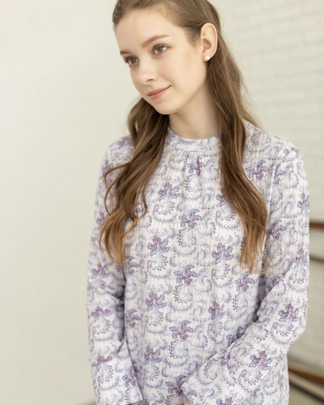 マリサグレース（Marisa Grace）/チェックジャカードカットソー