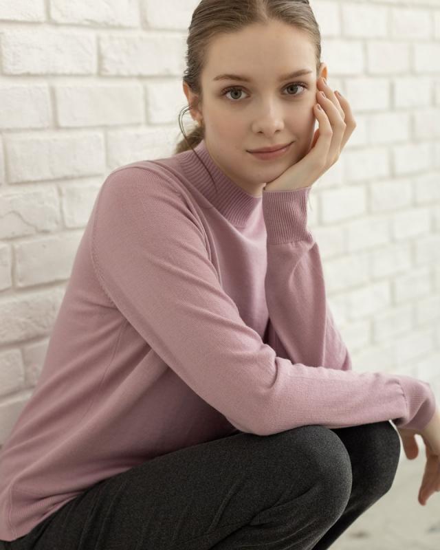 マリサグレース（Marisa Grace）/イタリー糸WOOLニットハイネックプルオーバー