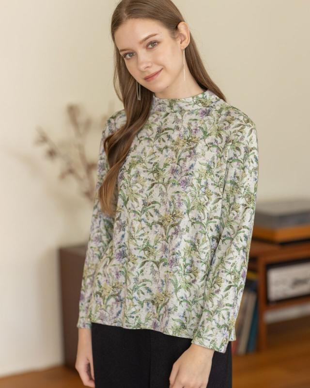 マリサグレース（Marisa Grace）/千鳥ジャカードカットソー