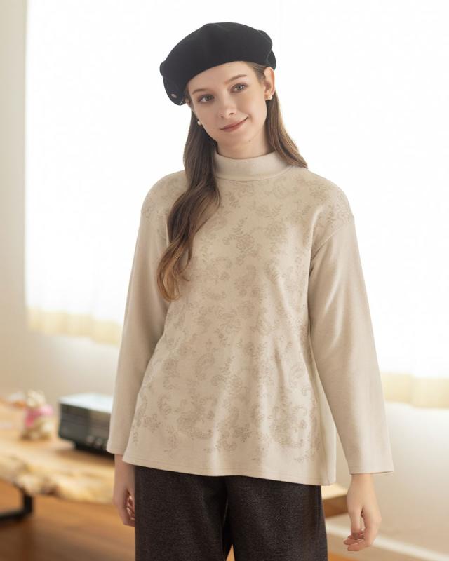 マリサグレース（Marisa Grace）/フロッキープリントカットソー