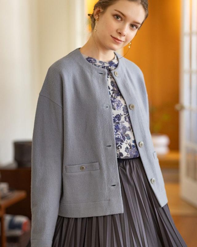 マリサグレース（Marisa Grace）/圧縮ウールニットジャケット