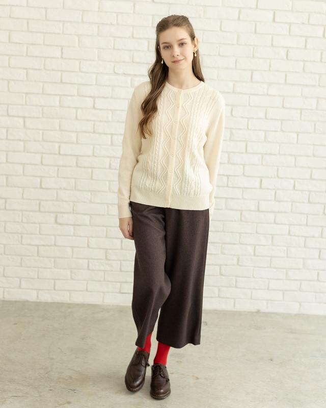 マリサグレース（Marisa Grace）/無染色カシミヤニット カーディガン NEW】マリサグレース（Marisa Grace）/無染色カシミヤニット カーディガン