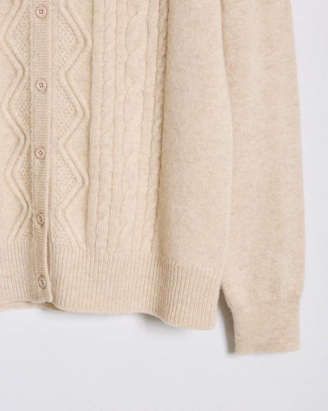 NEW】マリサグレース（Marisa Grace）/無染色カシミヤニット カーディガン