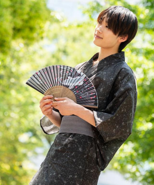 シールワークス（SEAL WORKS）/接触冷感プリント浴衣＆作り帯２点セット_2