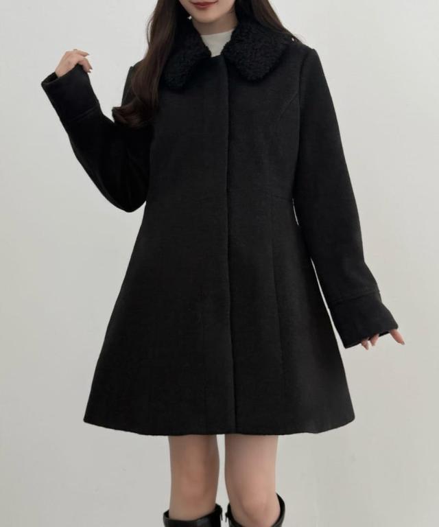 セネア（CENEA）/CENEA　2wayカラーウエストシェイプミドルコート