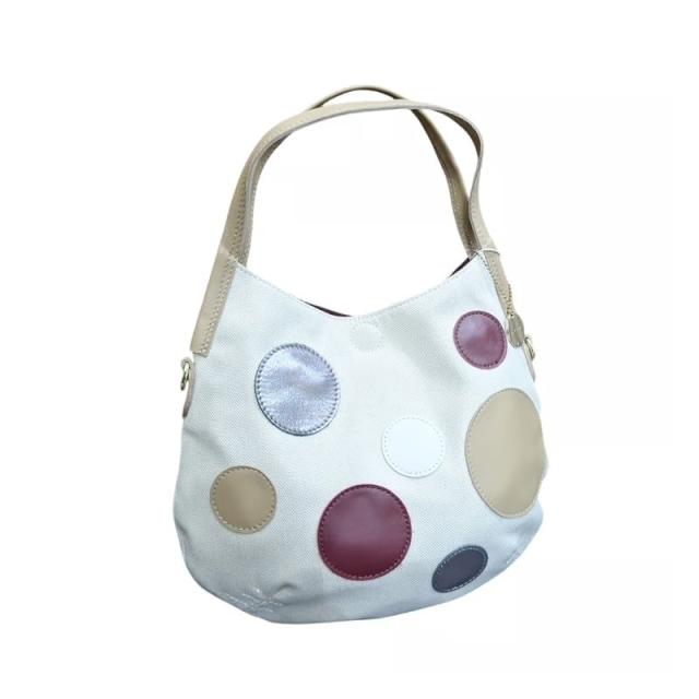 グリームサプライ（Gream Supply）/シープレザー付属丸型パッチ2wayバッグ