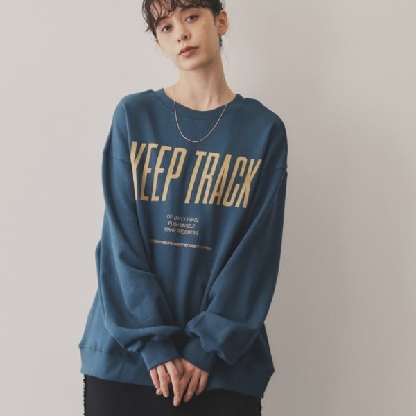 バイラル（VIRAL．）/【ECLAT METTRE．】KEEP TRACK 裏毛プルオーバー