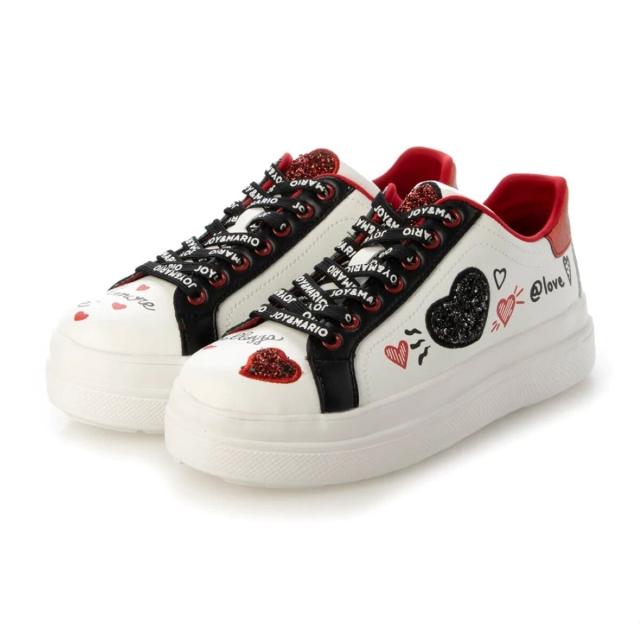 ジョイアンドマリオ（Joy＆Mario）/Joy & Mario 厚底アシンメトリーデザインスニーカー 82292W