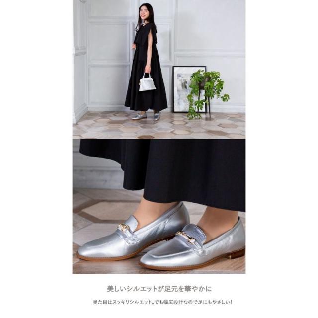 スコーピウス（SCORPIUS）/【SCORPIUS】 リボン ビット ローファー