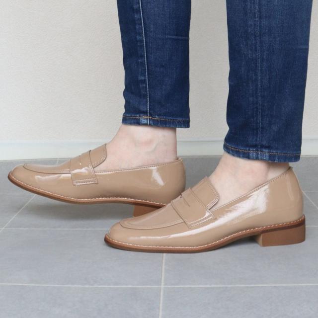 エイチエス（HS）/日本製 HS エナメル  ローファー