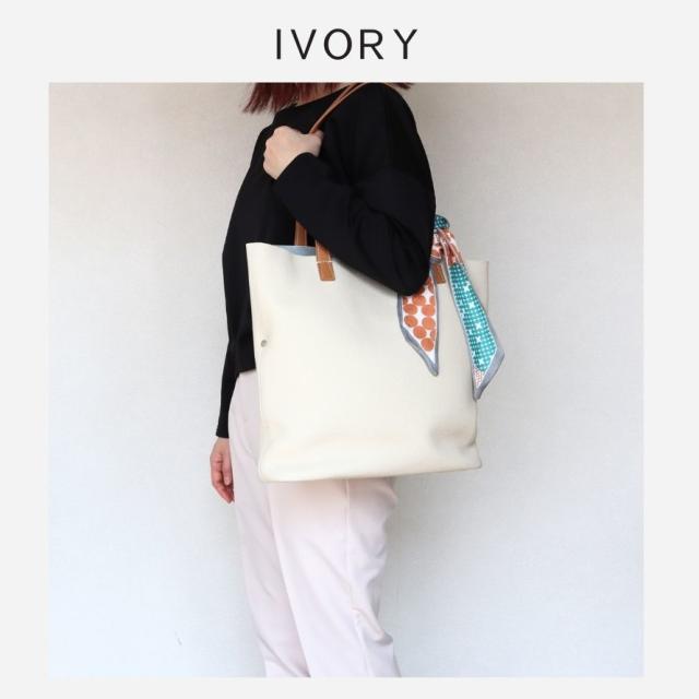 エイチエス（HS）/本革 スカーフ付き トートバッグ