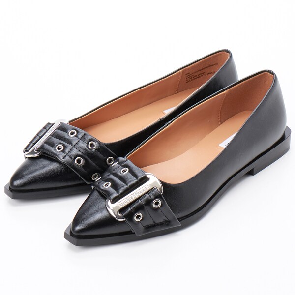 スティーブマデン（STEVE MADDEN）/ポインテッドトゥベルトデザインパンプス