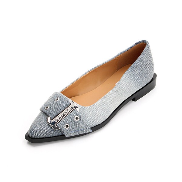 スティーブマデン（STEVE MADDEN）/ポインテッドトゥベルトデザインパンプス