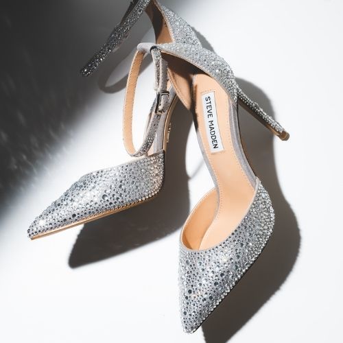関税送料込★STEVE MADDEN★ストラップ ビジュー パンプス スティーブマデン（STEVE MADDEN）/ビジューストラップパンプス