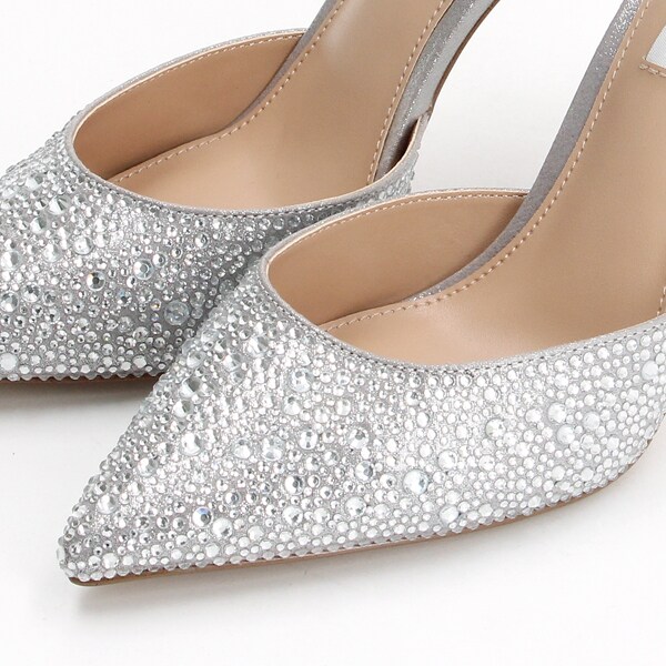 関税送料込★STEVE MADDEN★ストラップ ビジュー パンプス スティーブマデン（STEVE MADDEN）/ビジューストラップパンプス